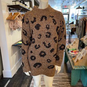 Oversized Leopard Sweater